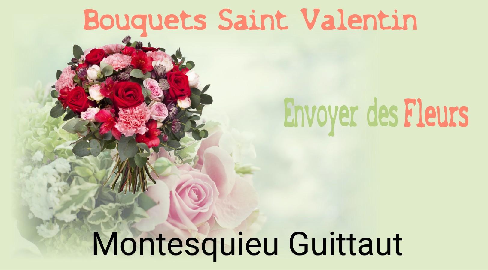 Roses de Saint-Valentin livrées à Montesquieu-Guittaut